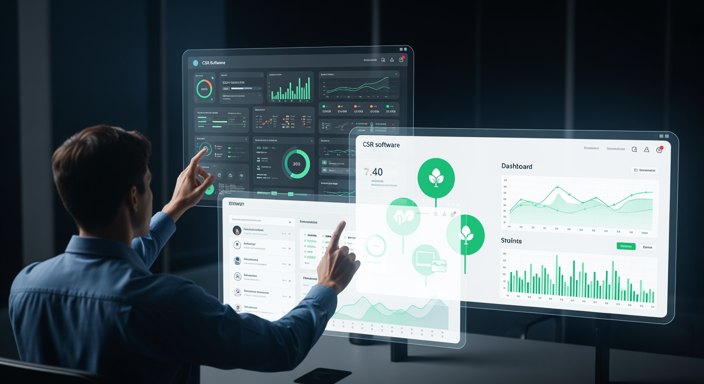 interfaces utilisateurs des principaux logiciels RSE