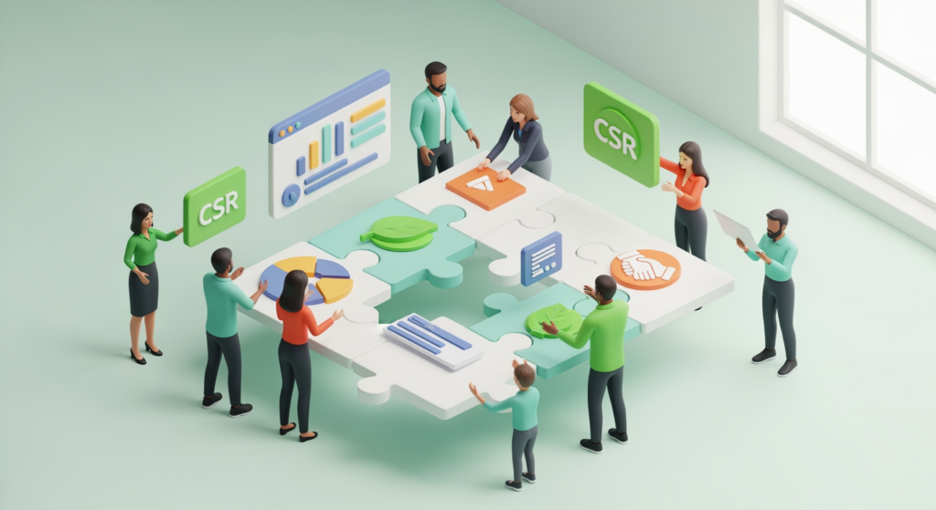 indicateurs environnementaux Qualité & Sécurité adhésion des équipes à un nouveau logiciel RSE