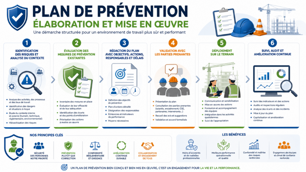 élaboration et mise en œuvre d'un plan de prévention
