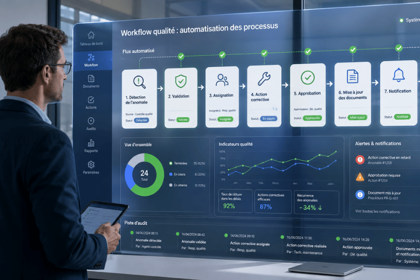 workflow qualit&eacute; Qualit&eacute; & S&eacute;curit&eacute;