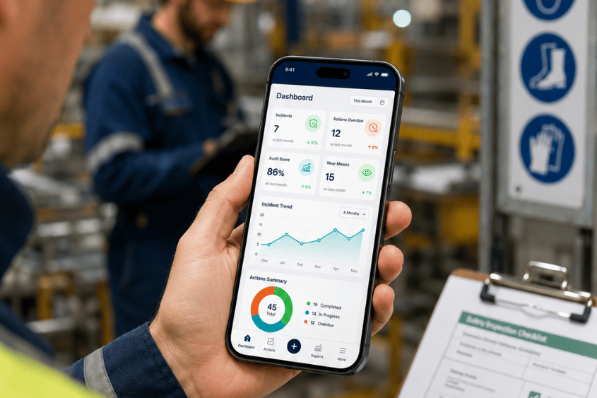 Application mobile QHSE Qualit&eacute; & S&eacute;curit&eacute;